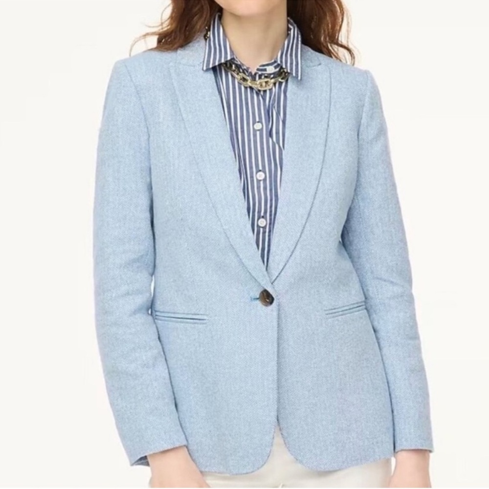 J. Crew light blue blazer